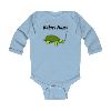 Turtle Illustration Infant Bodysuit | Custom Name Long Sleeve
