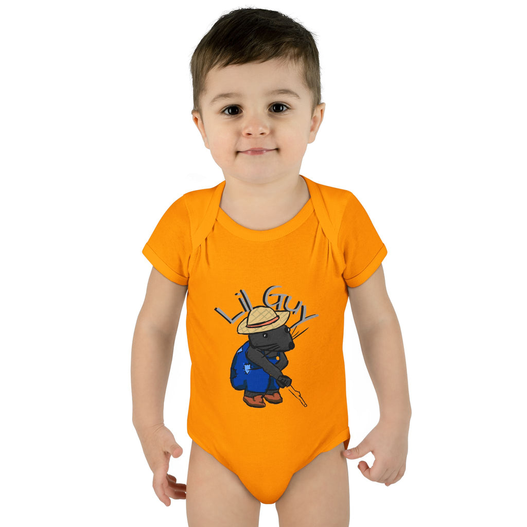 Lil Guy cartoon character Infant Bodysuit | baby romper newborn onesie