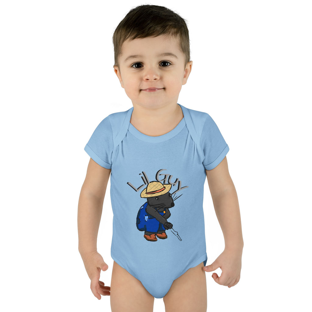 Lil Guy cartoon character Infant Bodysuit | baby romper newborn onesie