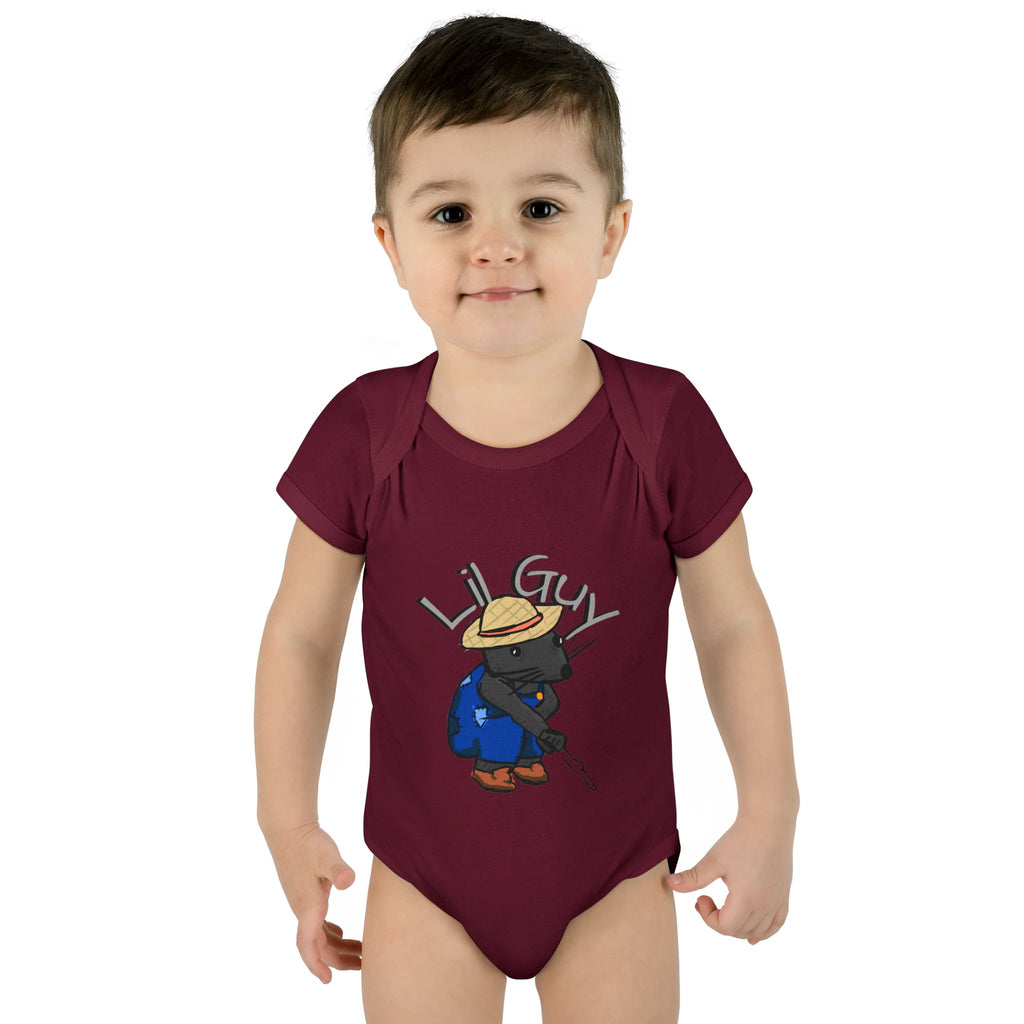 Lil Guy cartoon character Infant Bodysuit | baby romper newborn onesie