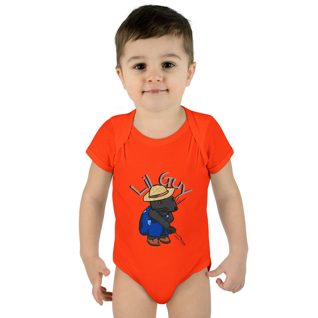 Lil Guy cartoon character Infant Bodysuit | baby romper newborn onesie