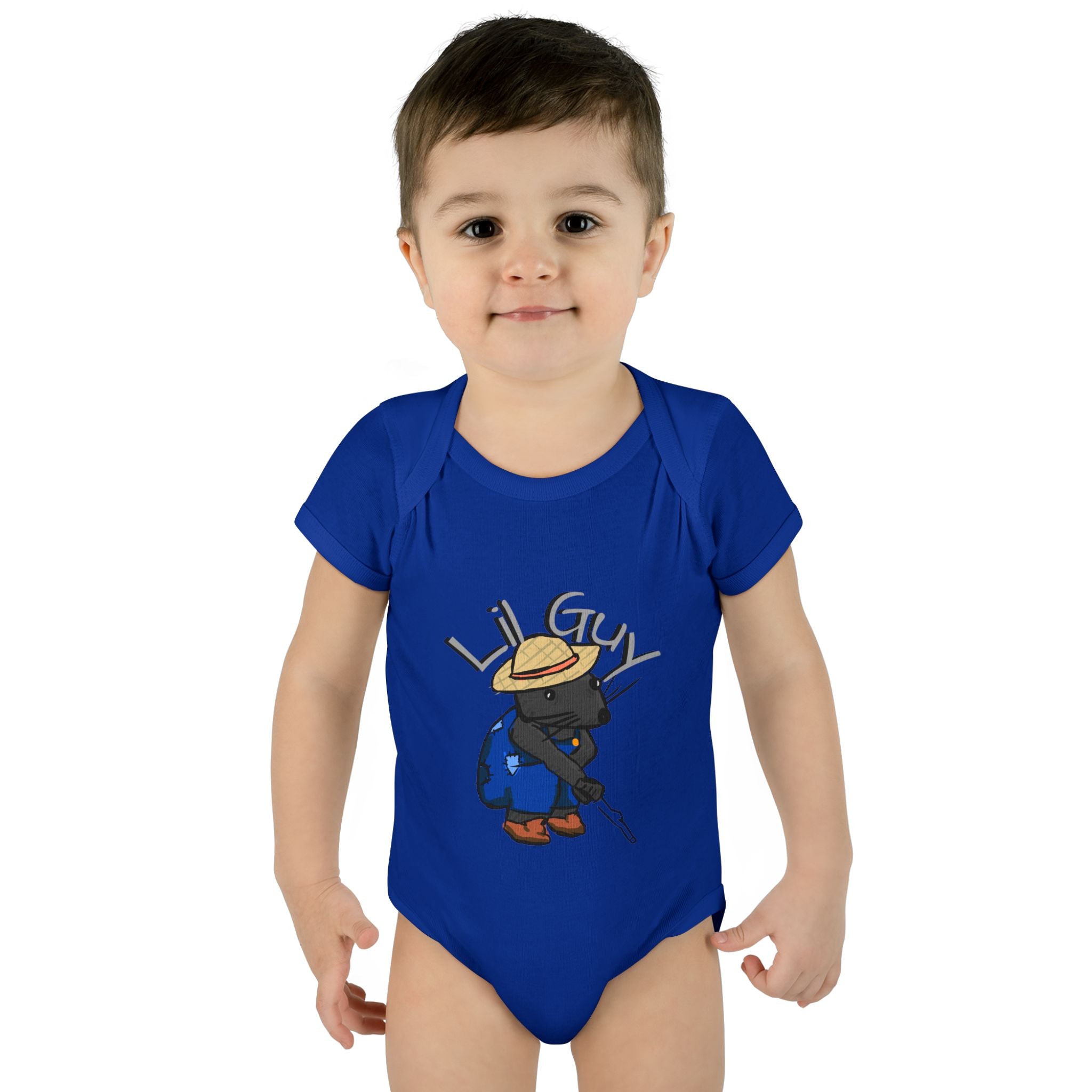 Lil Guy cartoon character Infant Bodysuit | baby romper newborn onesie
