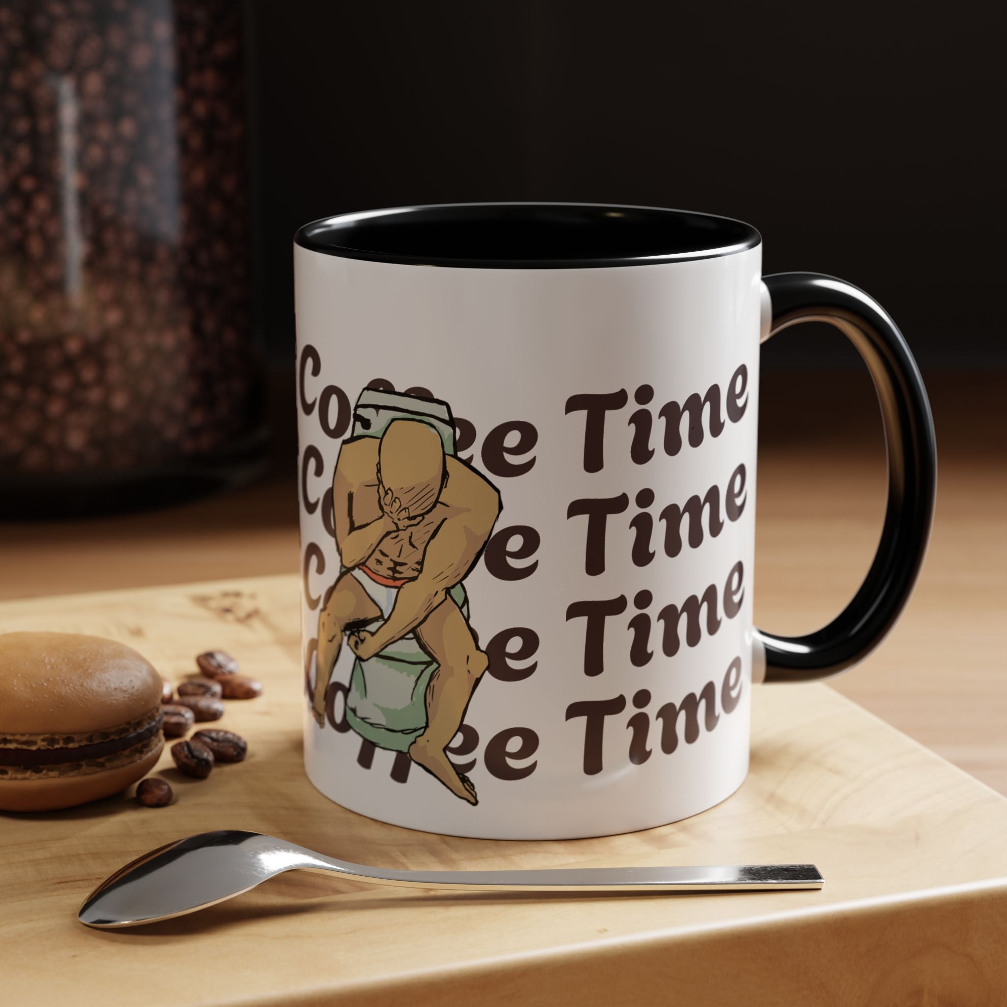 Coffee Time graphic Mug | Accent Coffee Mug 11oz 15oz