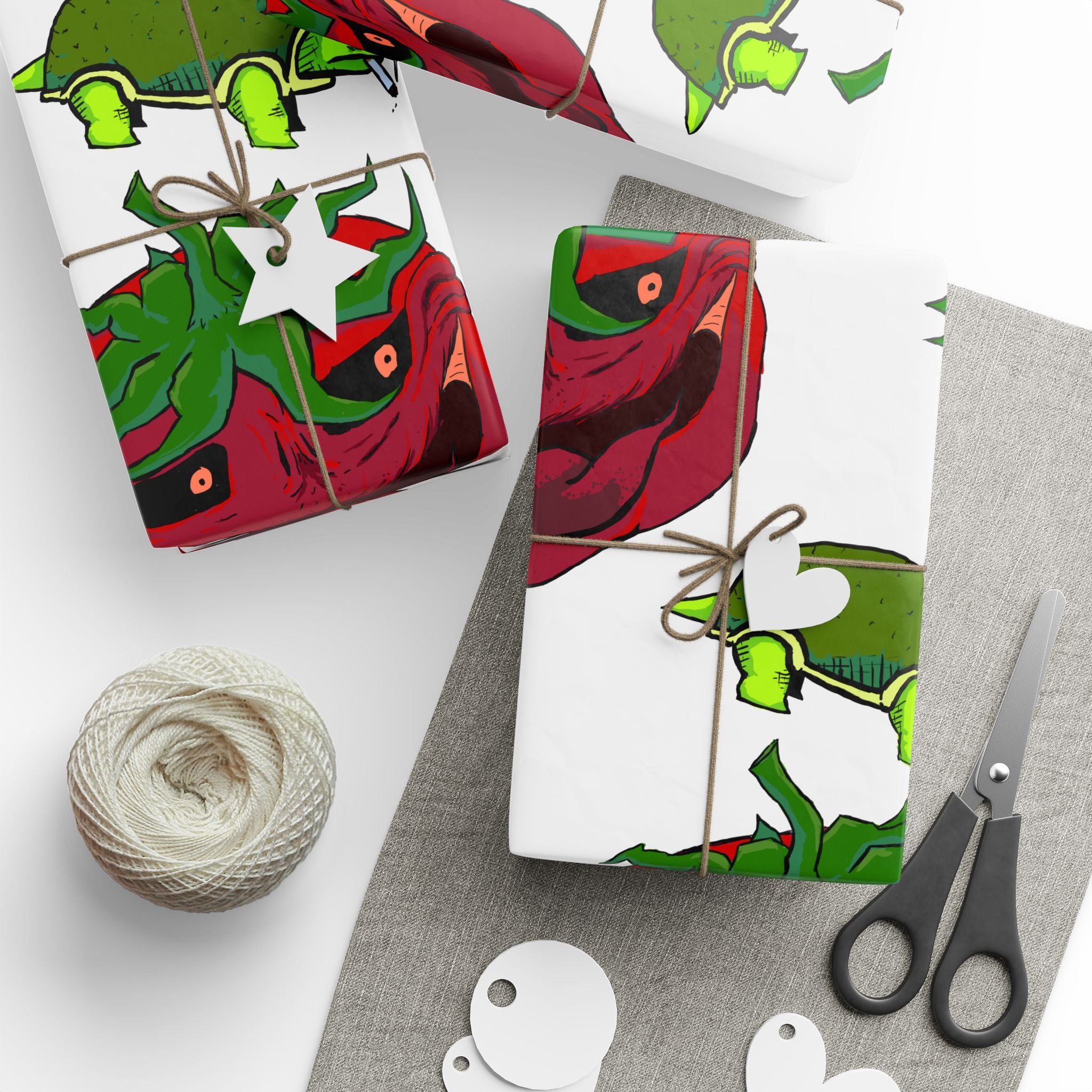 Tomato Turtle Smokin - Wrapping paper