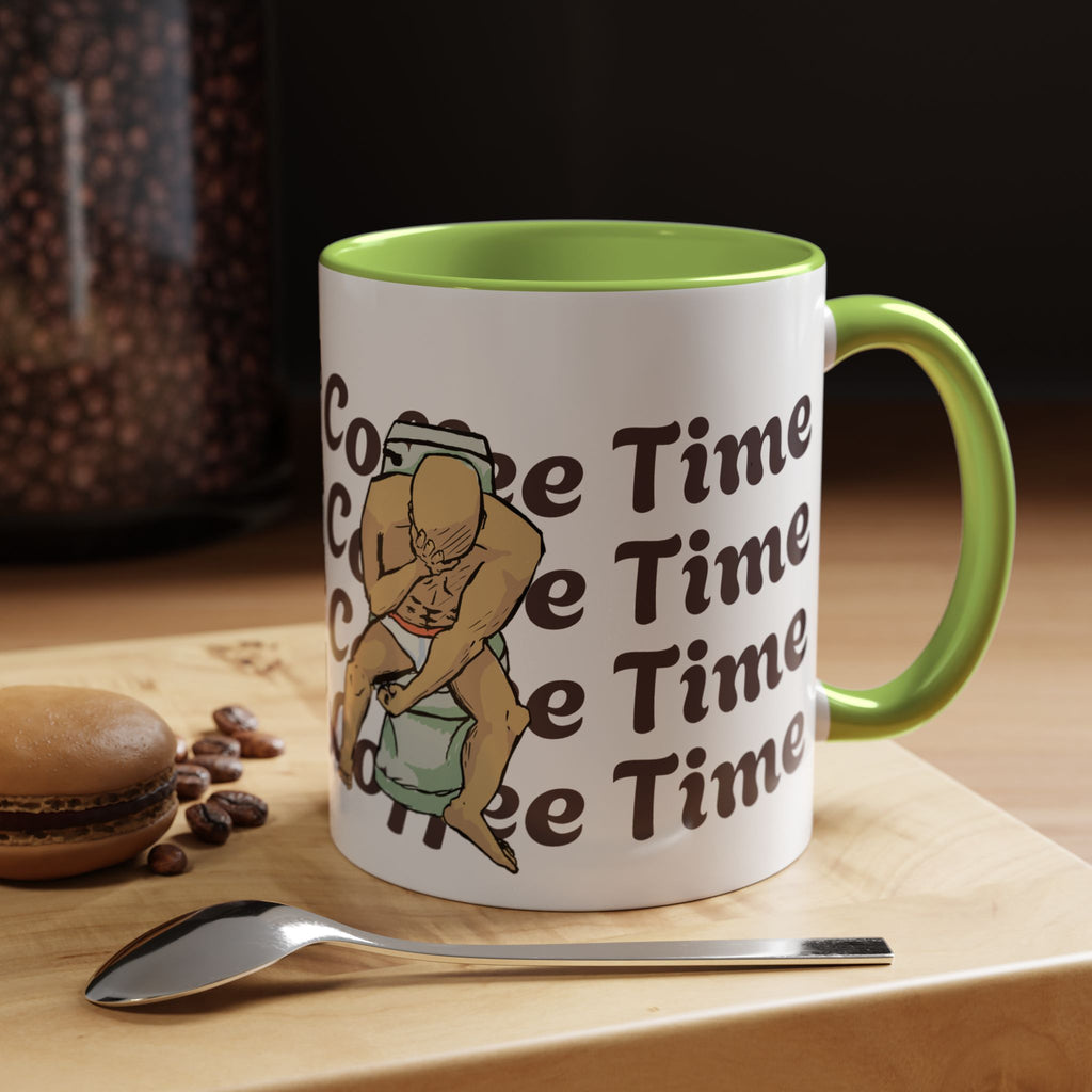 Coffee Time graphic Mug | Accent Coffee Mug 11oz 15oz