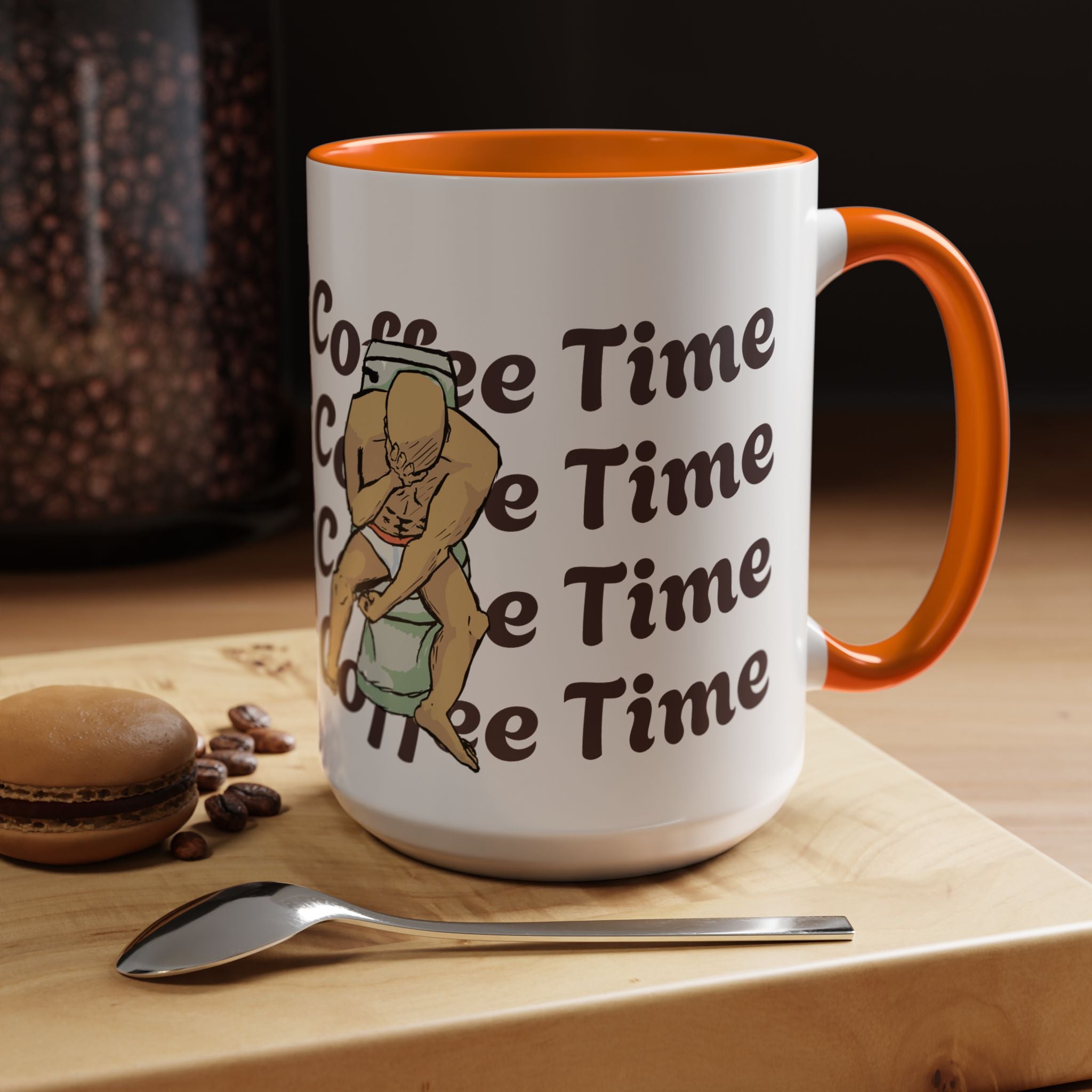 Coffee Time graphic Mug | Accent Coffee Mug 11oz 15oz
