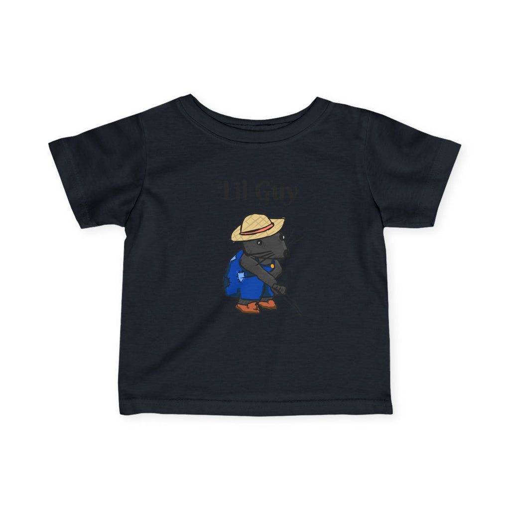 Lil Guy Mouse | Baby T-Shirt, Cute Kitten Fishing Design
