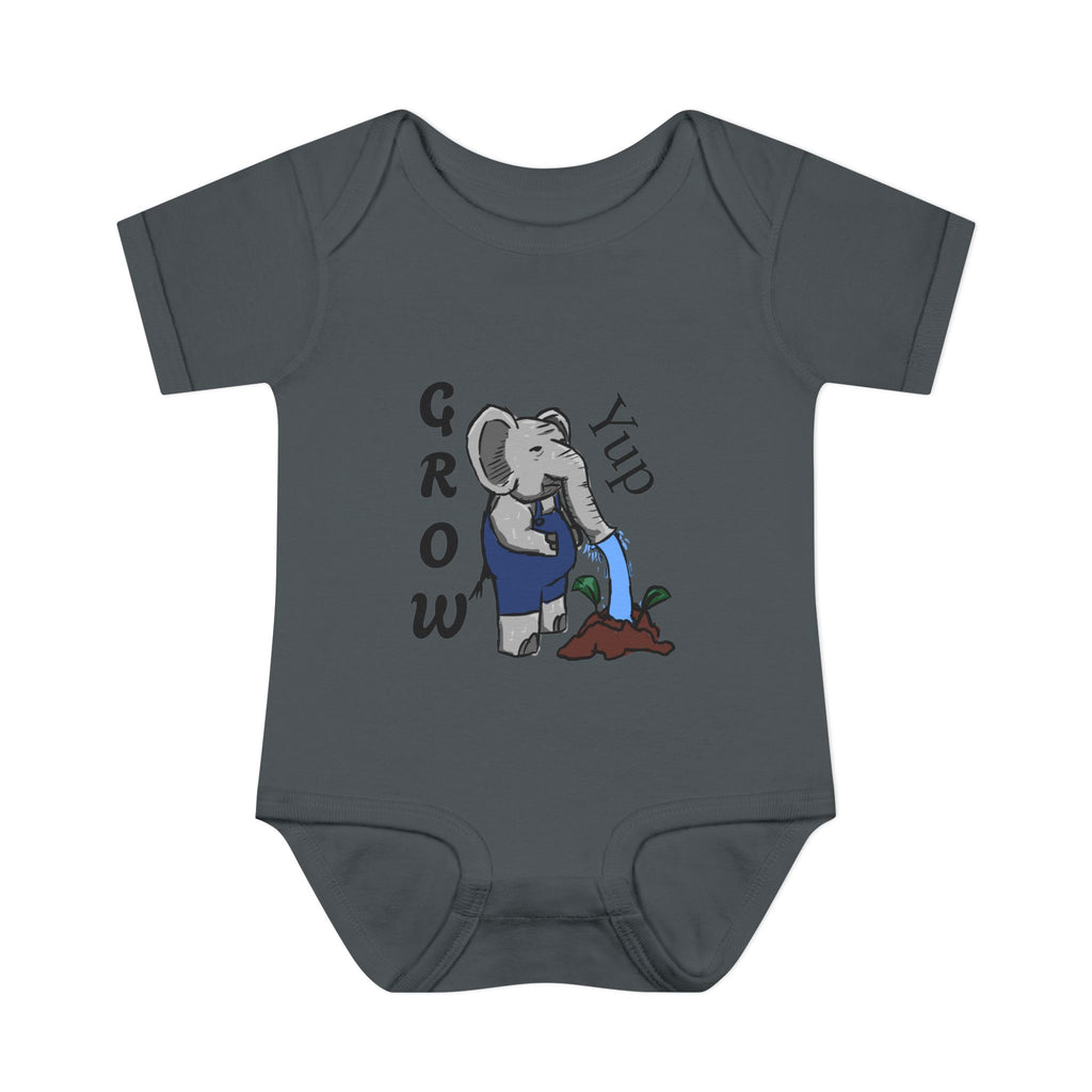 Elephant Watering Seedling Infant Bodysuit | Grow Yup