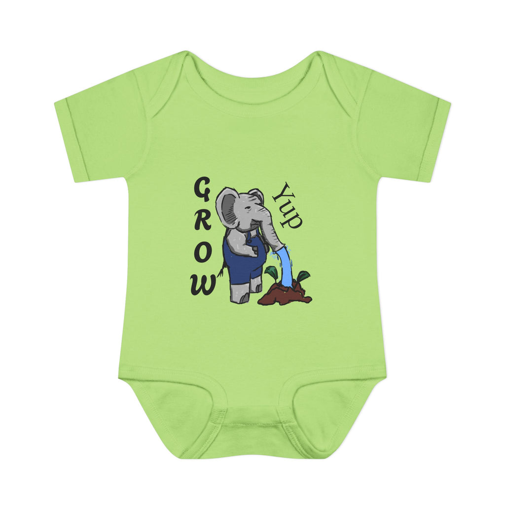 Elephant Watering Seedling Infant Bodysuit | Grow Yup