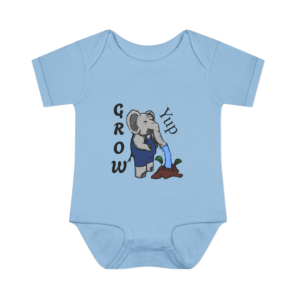 Elephant Watering Seedling Infant Bodysuit | Grow Yup