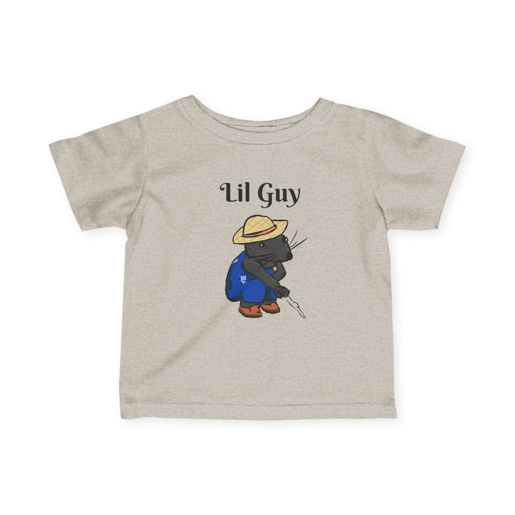 Lil Guy Mouse | Baby T-Shirt, Cute Kitten Fishing Design
