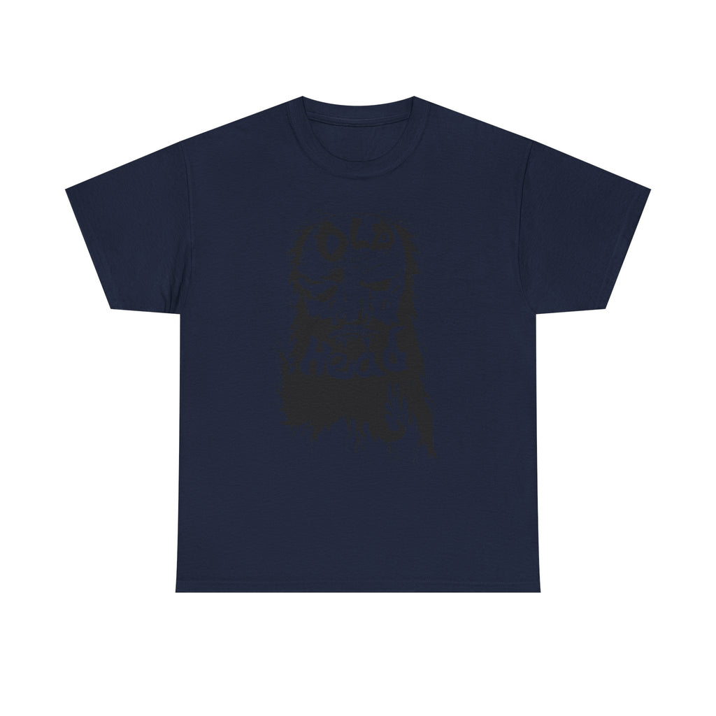Old Head skull illustration Tee | Grunge skull graphic shirt