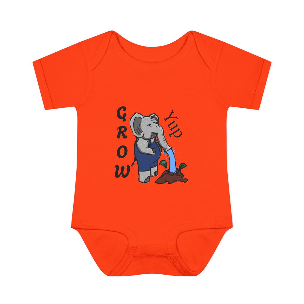 Elephant Watering Seedling Infant Bodysuit | Grow Yup