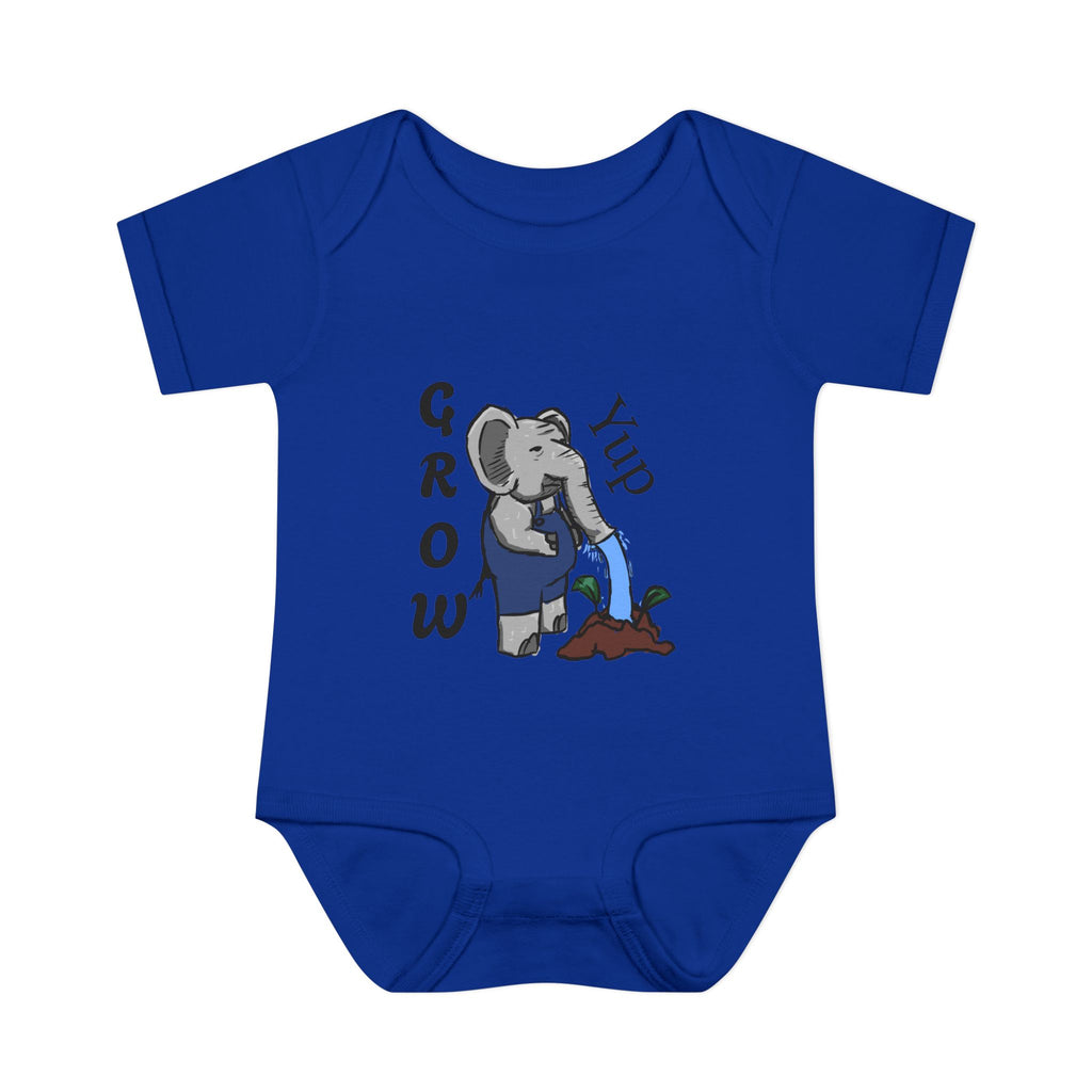 Elephant Watering Seedling Infant Bodysuit | Grow Yup
