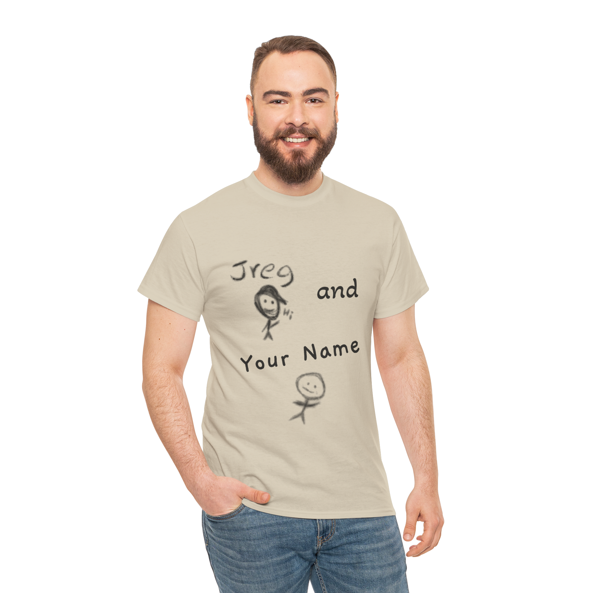 Jreg and Your Name T-Shirt | Personalisable Tshirt