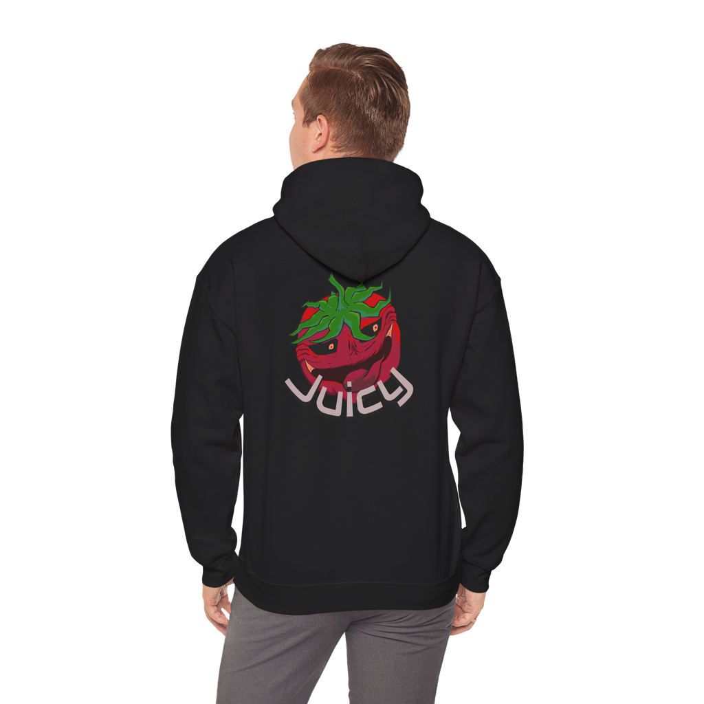 Smirking Tomato Hoodie | Juicy Graphic Sweatshirt