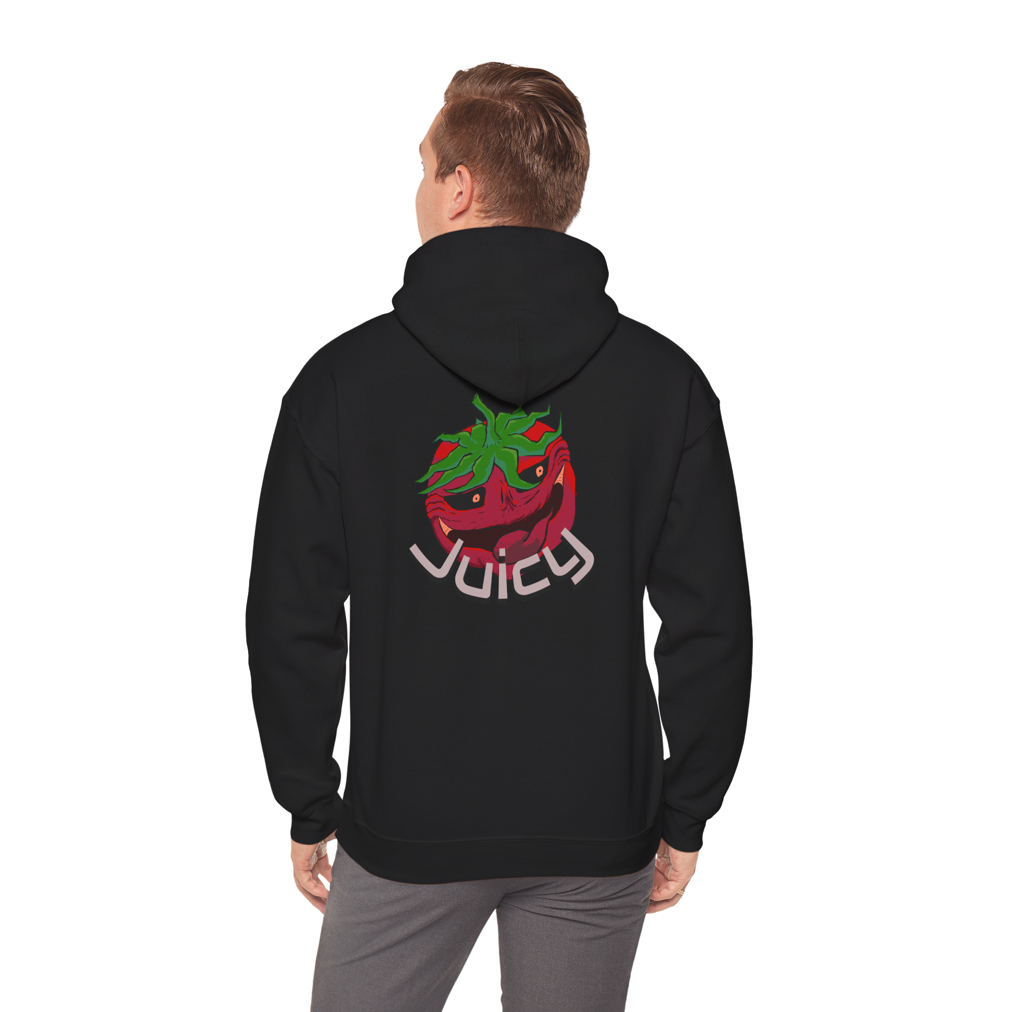 Smirking Tomato Hoodie | Juicy Graphic Sweatshirt