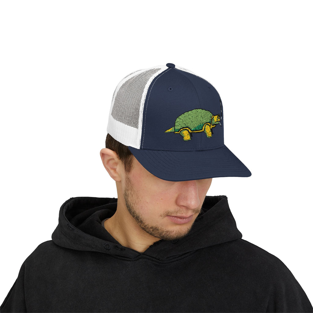 Smoking Turtle Snapback Cap