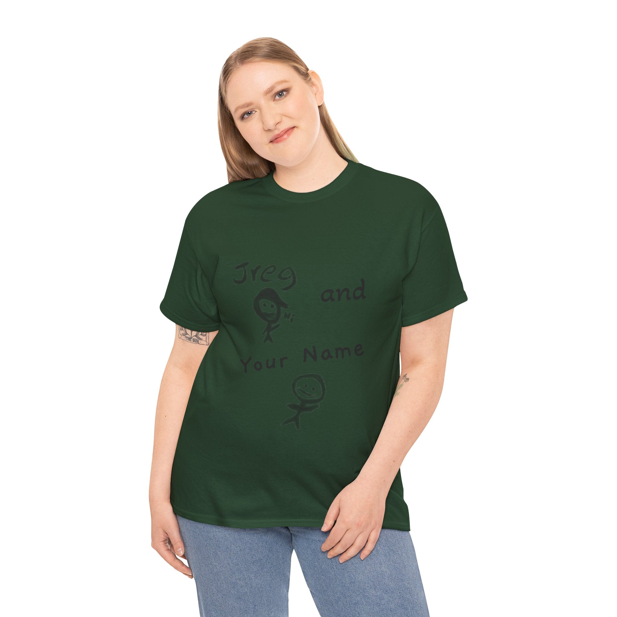 Jreg and Your Name T-Shirt | Personalisable Tshirt