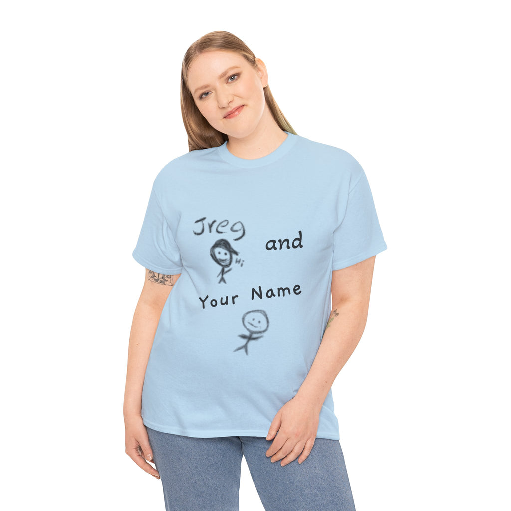 Jreg and Your Name T-Shirt | Personalisable Tshirt
