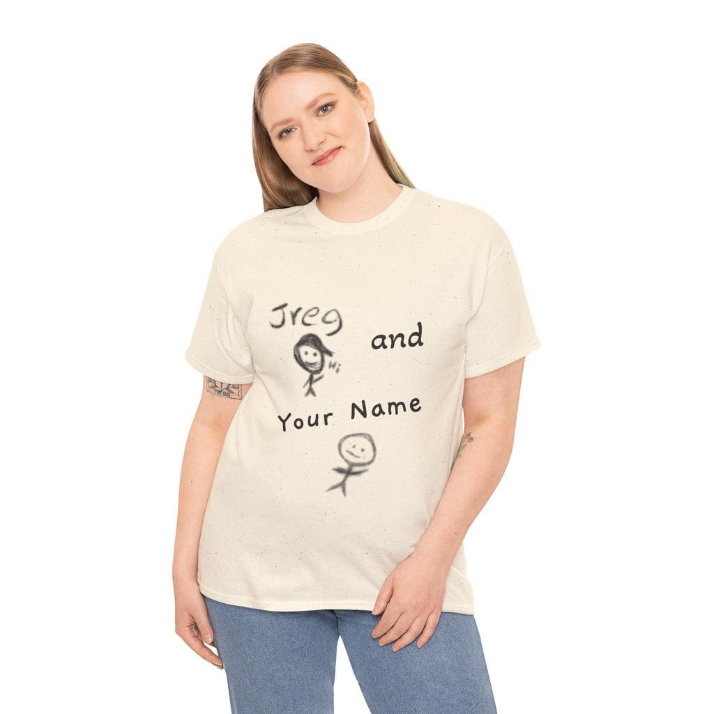 Jreg and Your Name T-Shirt | Personalisable Tshirt