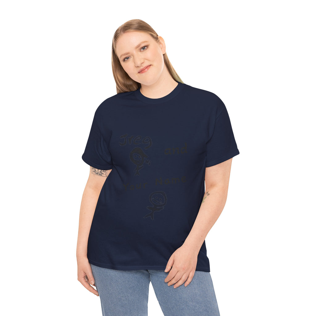 Jreg and Your Name T-Shirt | Personalisable Tshirt
