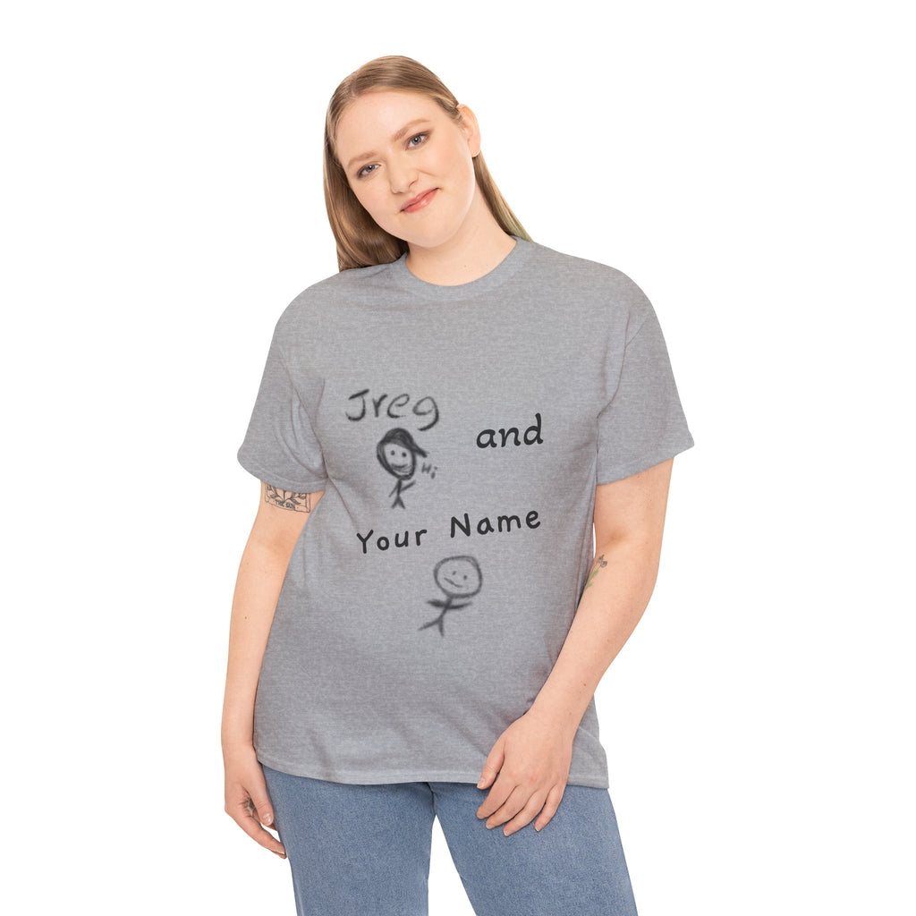 Jreg and Your Name T-Shirt | Personalisable Tshirt