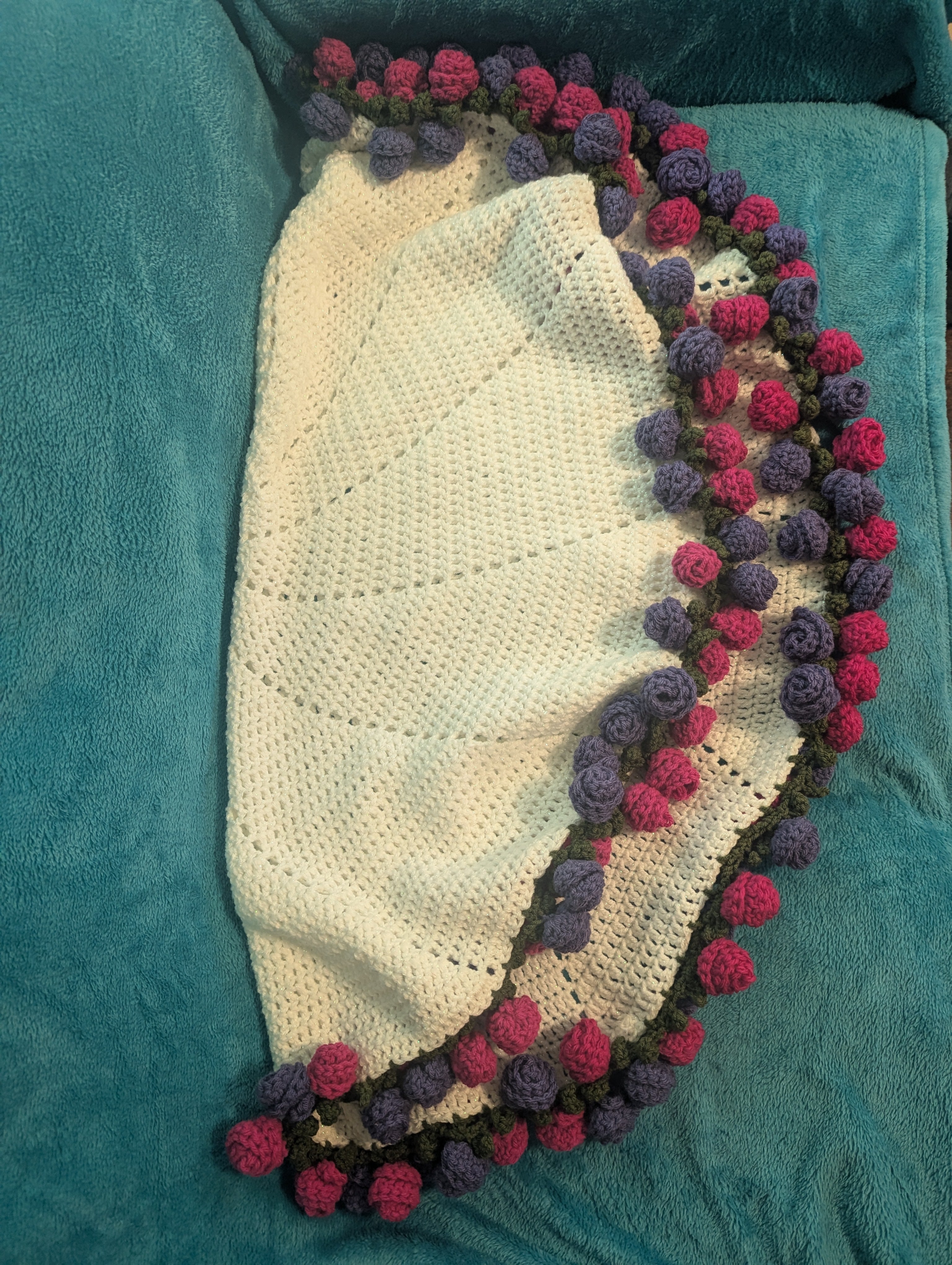 Rose Bouquet Blanket