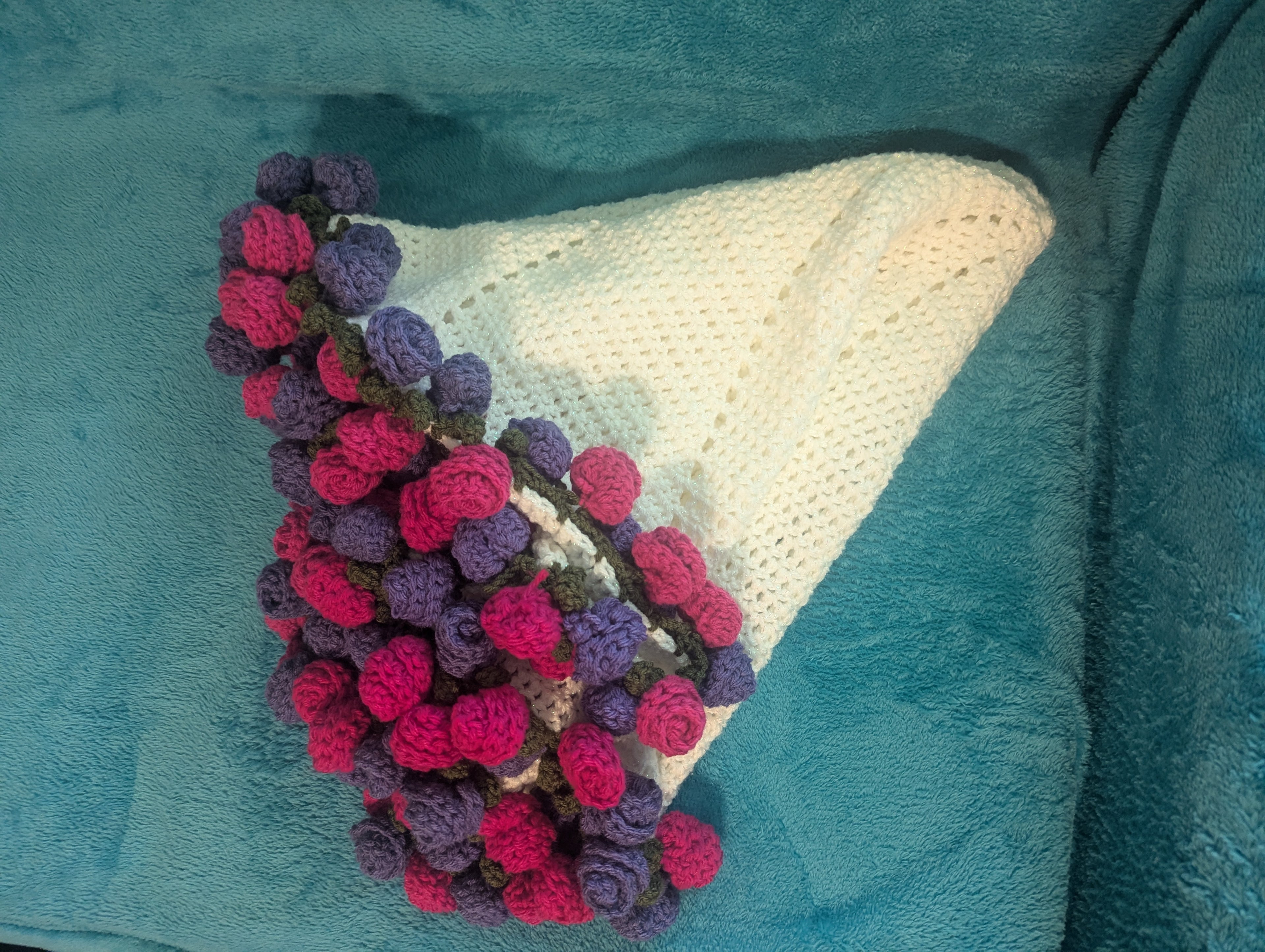 Rose Bouquet Blanket